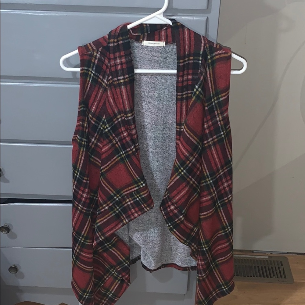 Plaid Vest